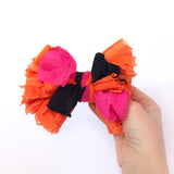Orange/Hot Pink/Black Scrappies— All clip-in sizes listed here.