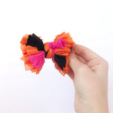 Orange/Hot Pink/Black Scrappies— All clip-in sizes listed here.
