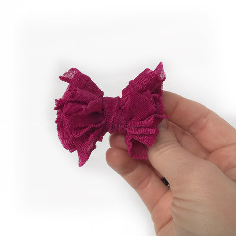 Fuchsia Scrappies— All clip-in sizes listed here.